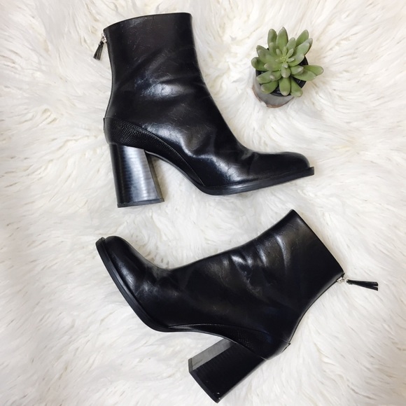 Zara Shoes - ZARA Ankle Boots with Back Zip 10